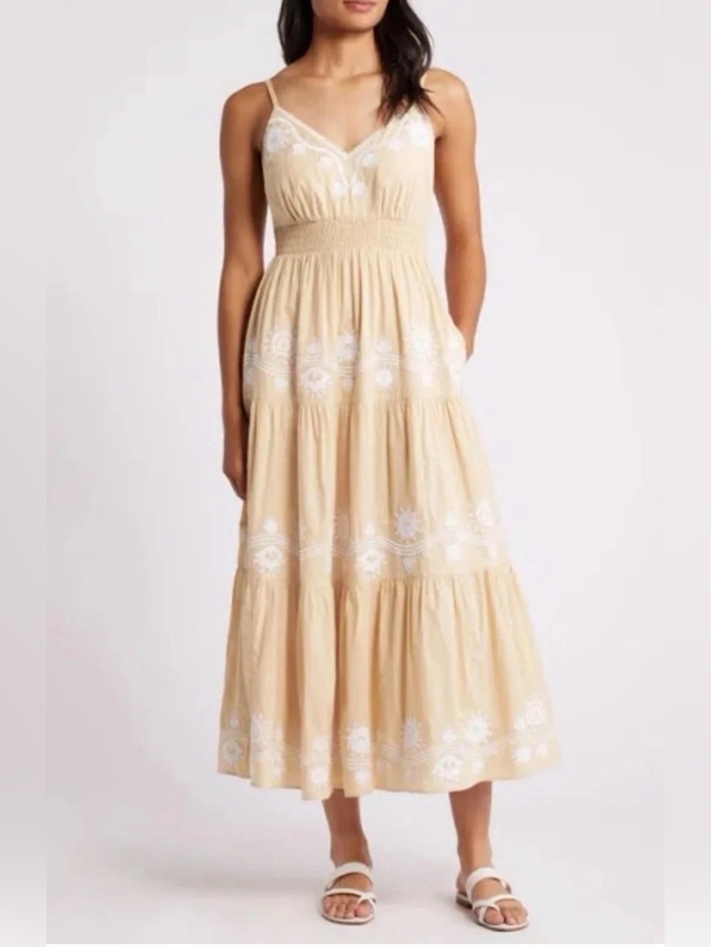 New With Tags Lilly Pulitzer Aviry Embroidered Midi Dress Sz 6